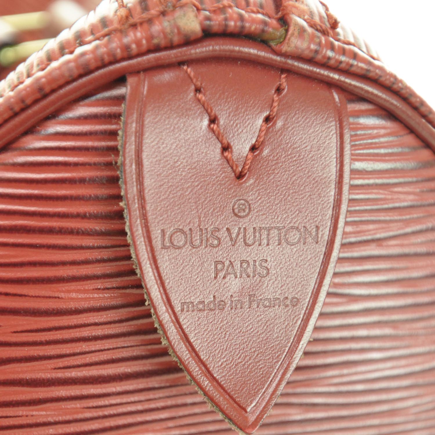 Louis Vuitton Epi Speedy 40 Red 9 of 10