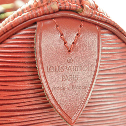Louis Vuitton Epi Speedy 40 Red 9 of 10