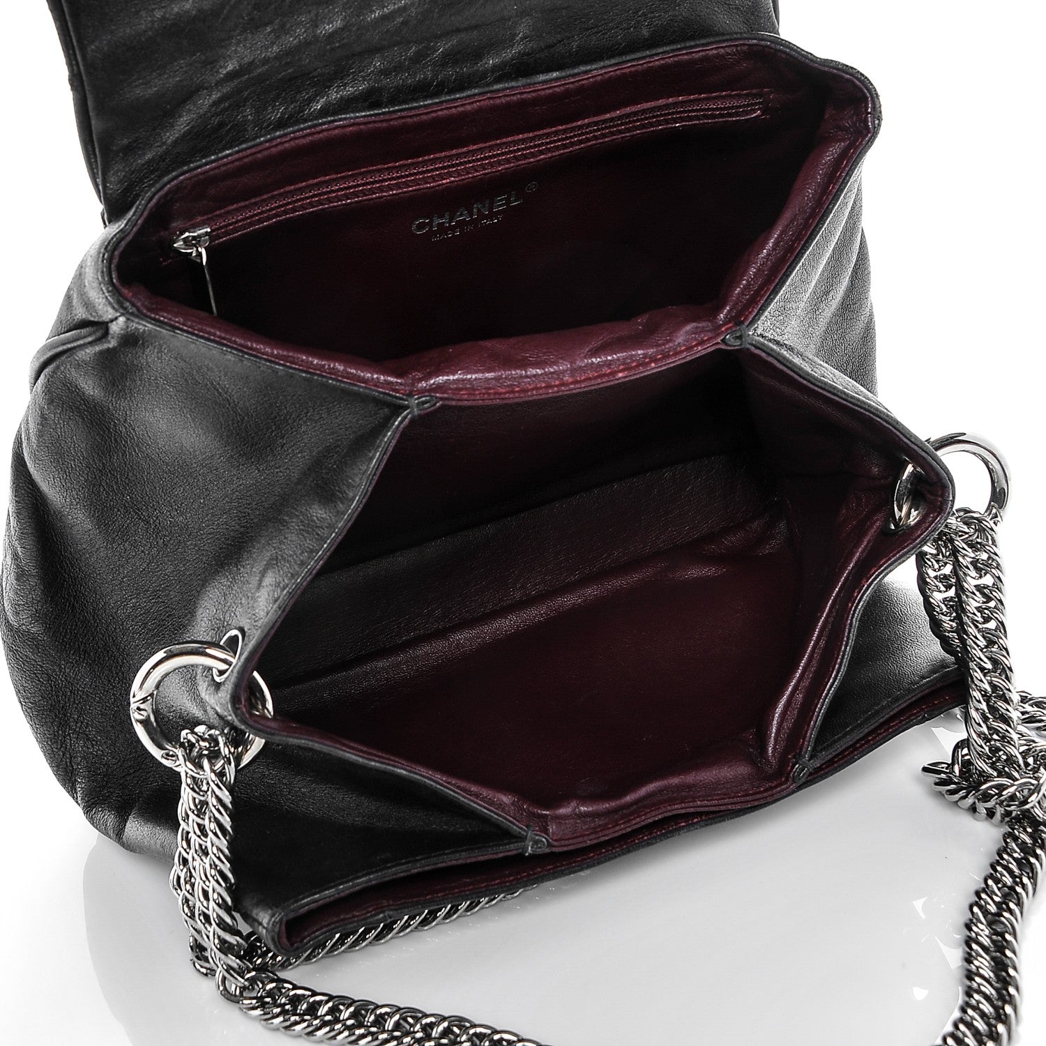 Chanel Lambskin Quilted Accordion Flap Black 5 of 9
