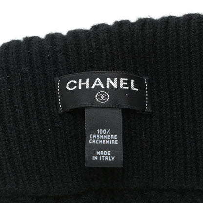 Chanel Cashmere CC Headband Black 4 of 4