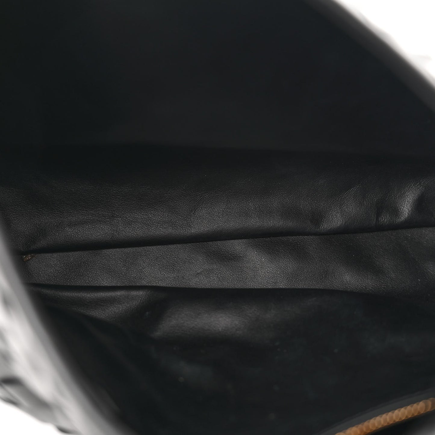 Calfskin Intrecciato Small Hop Black