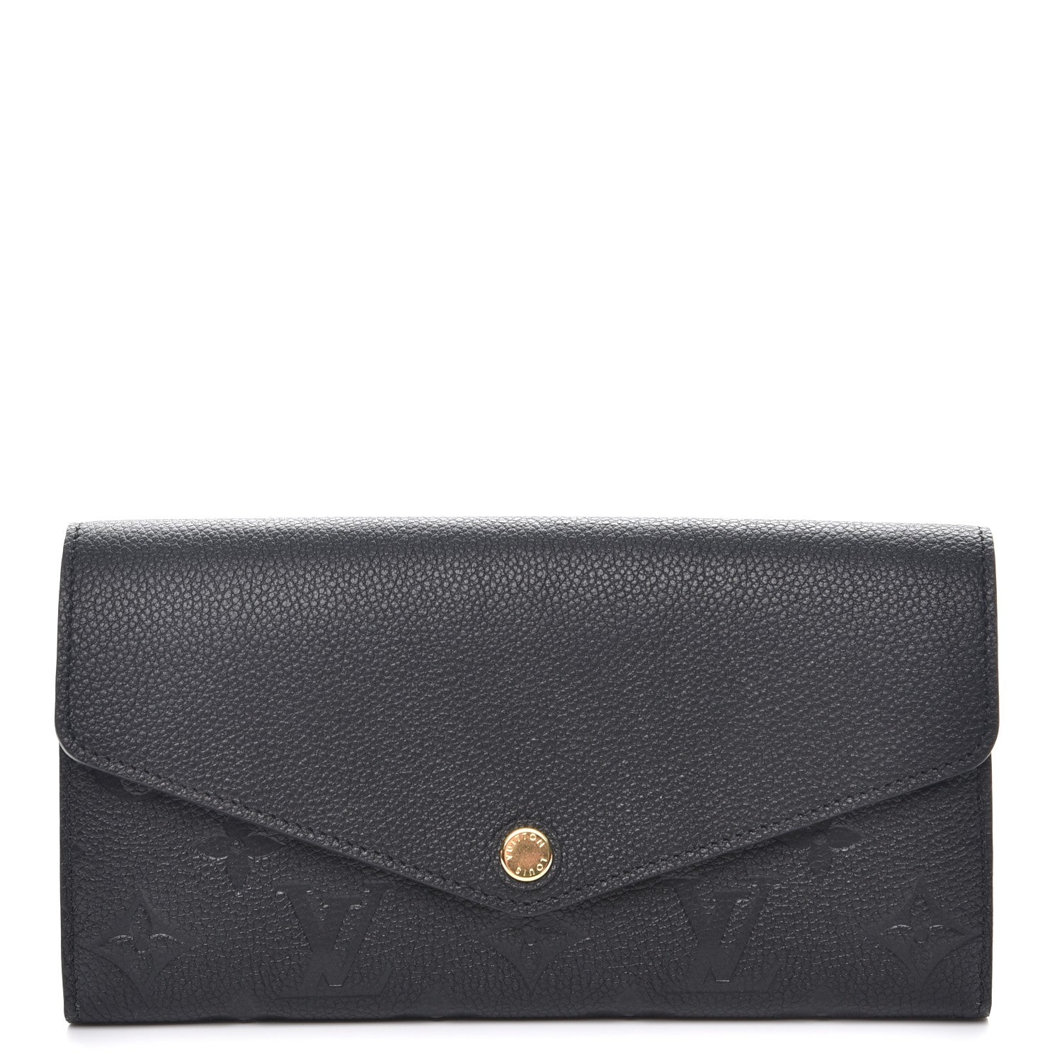 Louis Vuitton Empreinte Sarah Wallet NM Black 1 of 8
