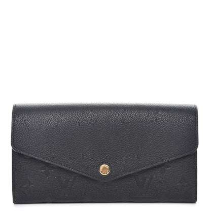 Louis Vuitton Empreinte Sarah Wallet NM Black 1 of 8