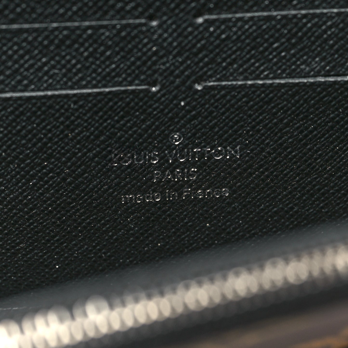 Monogram Kabuki Chain Wallet Black