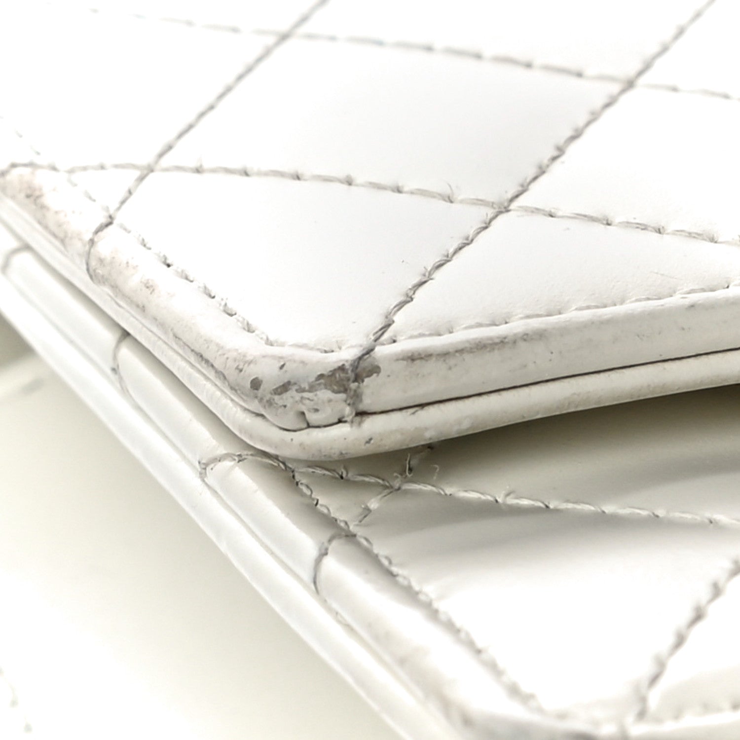 Chanel Glazed Calfskin Quilted Small Flap White 13 of 19