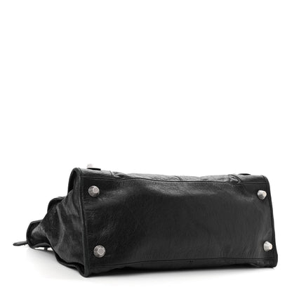 Balenciaga Agneau Giant 21 Silver Hardware Work Black 3 of 10
