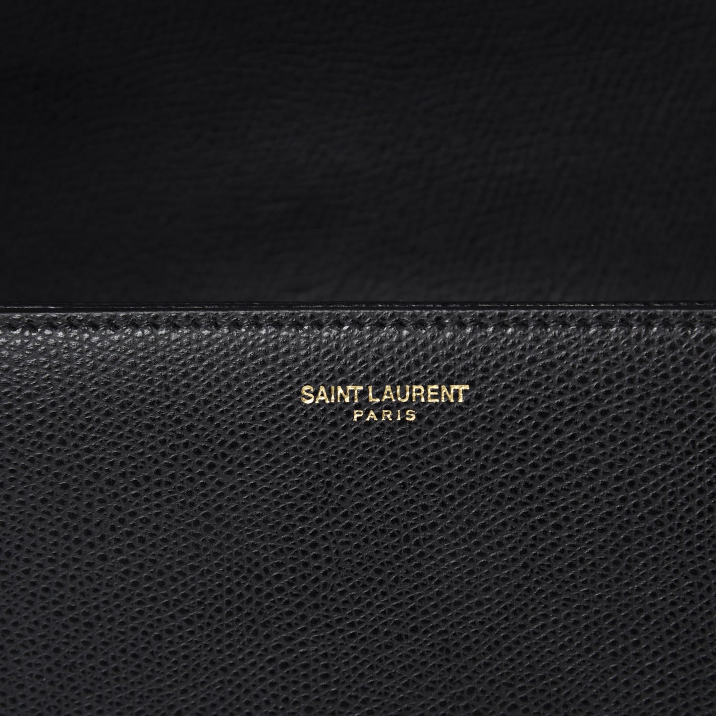 Textured Calfskin Medium Classic Monogram Universite Bag Black