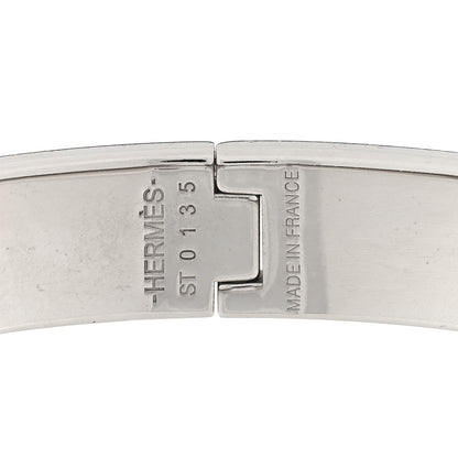 Hermes Enamel Narrow Clic Clac H Bracelet PM White 3 of 3