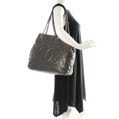 Chanel Soft Caviar Timeless Large Shopping Tote Grey 2 of 7