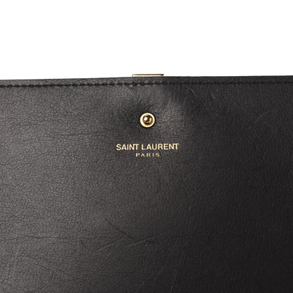Saint Laurent Calfskin Classic Y Ligne Chain Wallet Black 6 of 11
