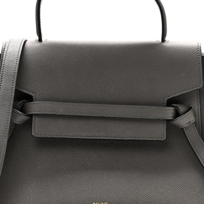 Celine Grained Calfskin Micro Belt Bag Grey 8 of 10