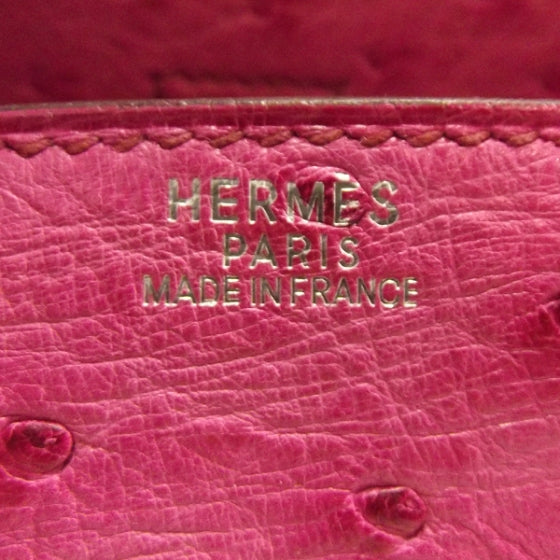 Hermes Ostrich Birkin 30 Fuchsia 7 of 11