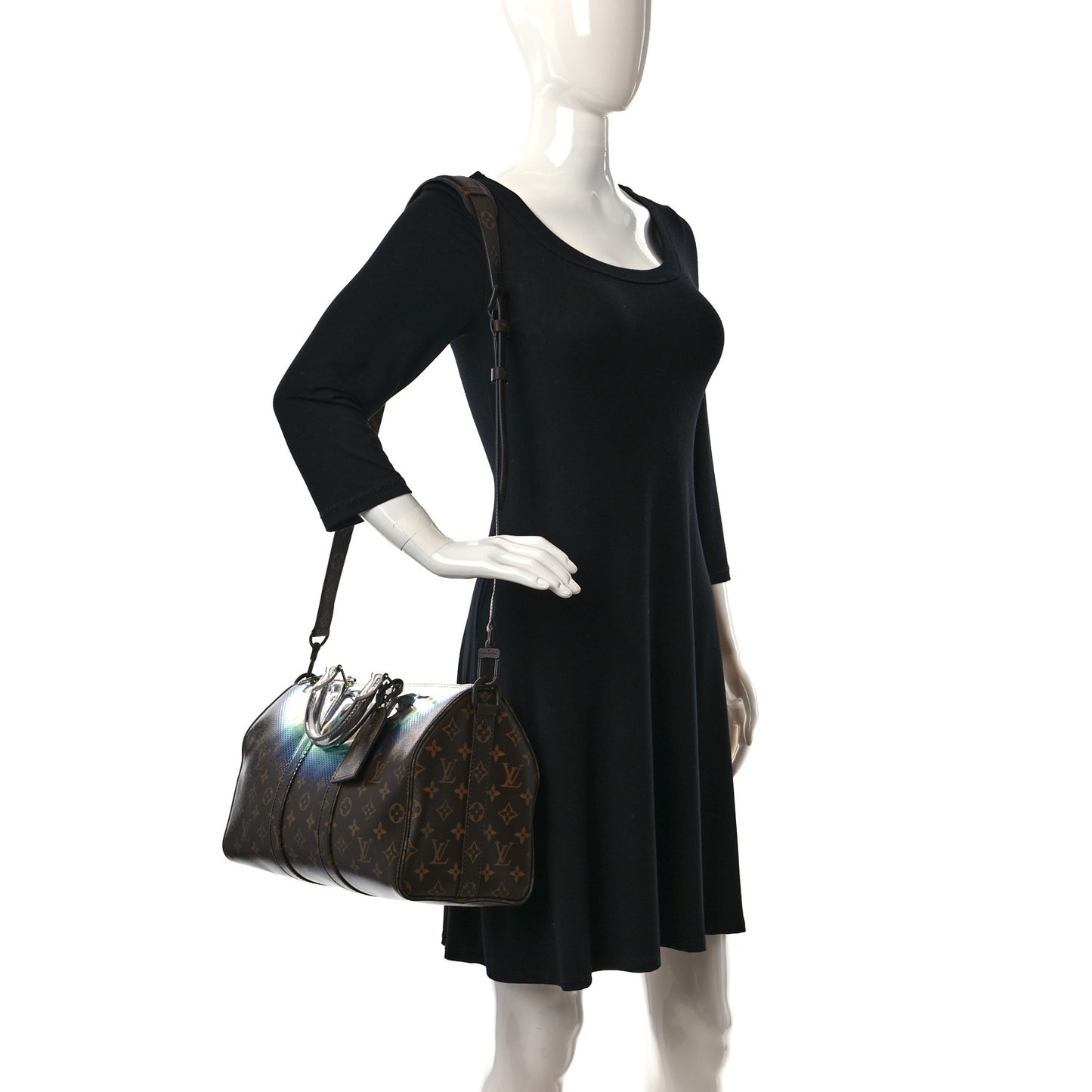 Metallic Nebula Monogram Speedy Bandouliere 35 Multicolor