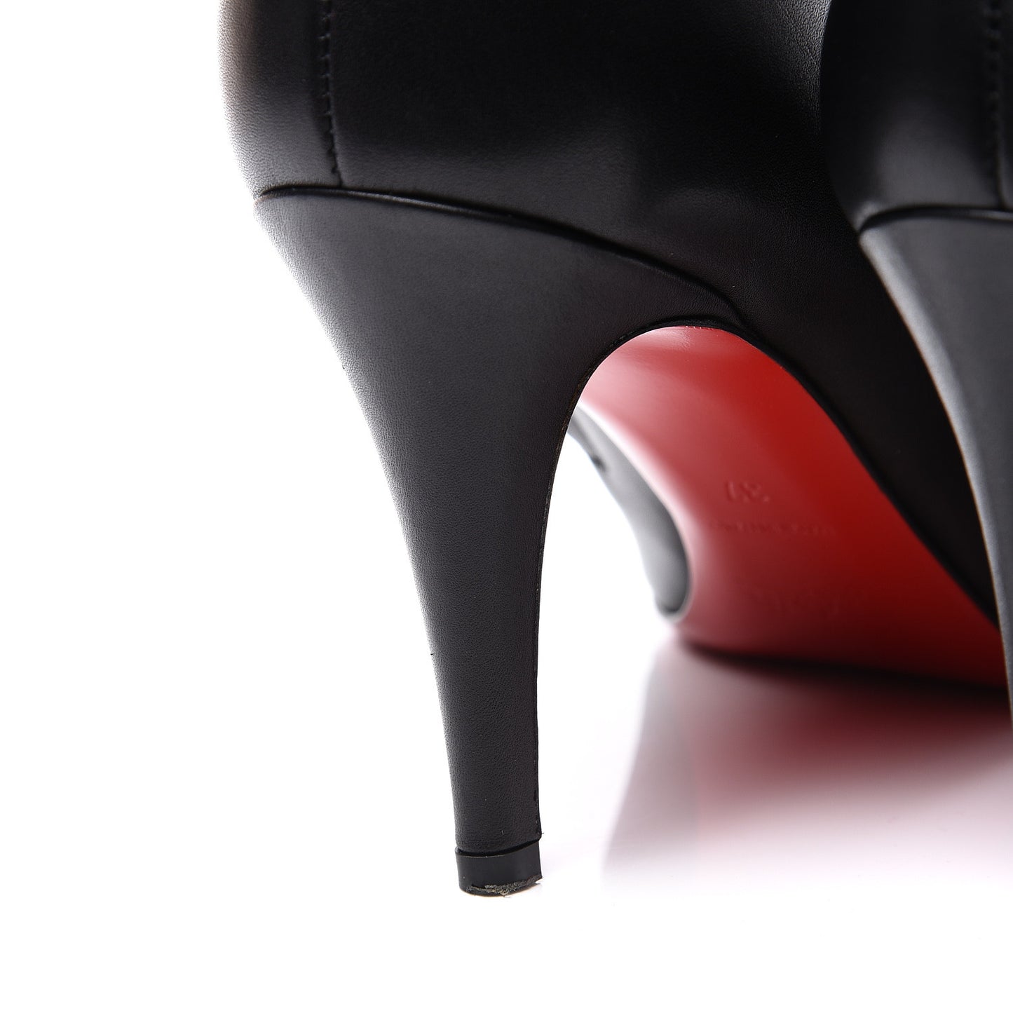 Calfskin Belle 85 Ankle Boots 37 Black
