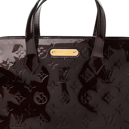 Louis Vuitton Vernis Wilshire PM Amarante 7 of 10