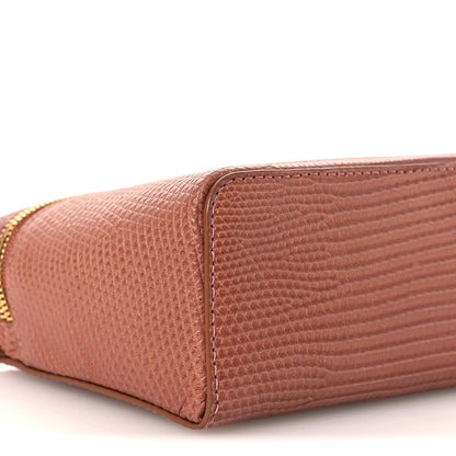 Loro Piana Lizard L19 Extra Pocket Pouch Brown 8 of 11
