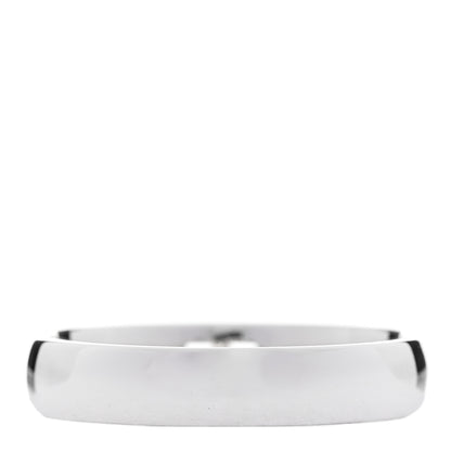 Hermes 18K White Gold Diamond Ever Herakles Wedding Band Ring 52 6 3 of 5