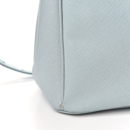 Prada Saffiano Small Galleria Double Zip Tote Lago 12 of 14