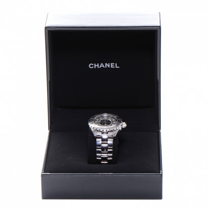 Chanel Titanium Ceramic Diamond 38mm J12 Automatic Watch 7 of 7