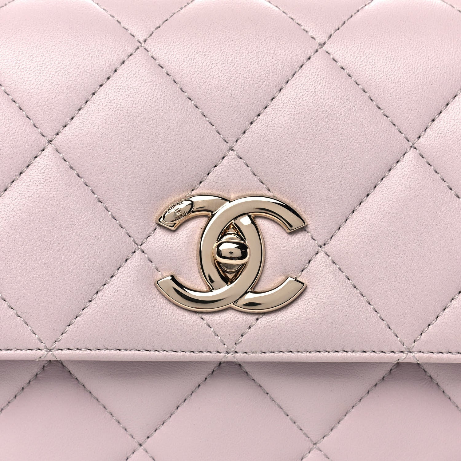 Chanel Lambskin Quilted Small Trendy CC Flap Dual Handle Bag Lilac 8 of 12
