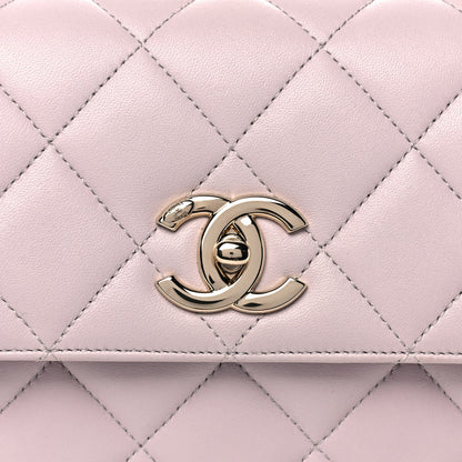 Chanel Lambskin Quilted Small Trendy CC Flap Dual Handle Bag Lilac 8 of 12