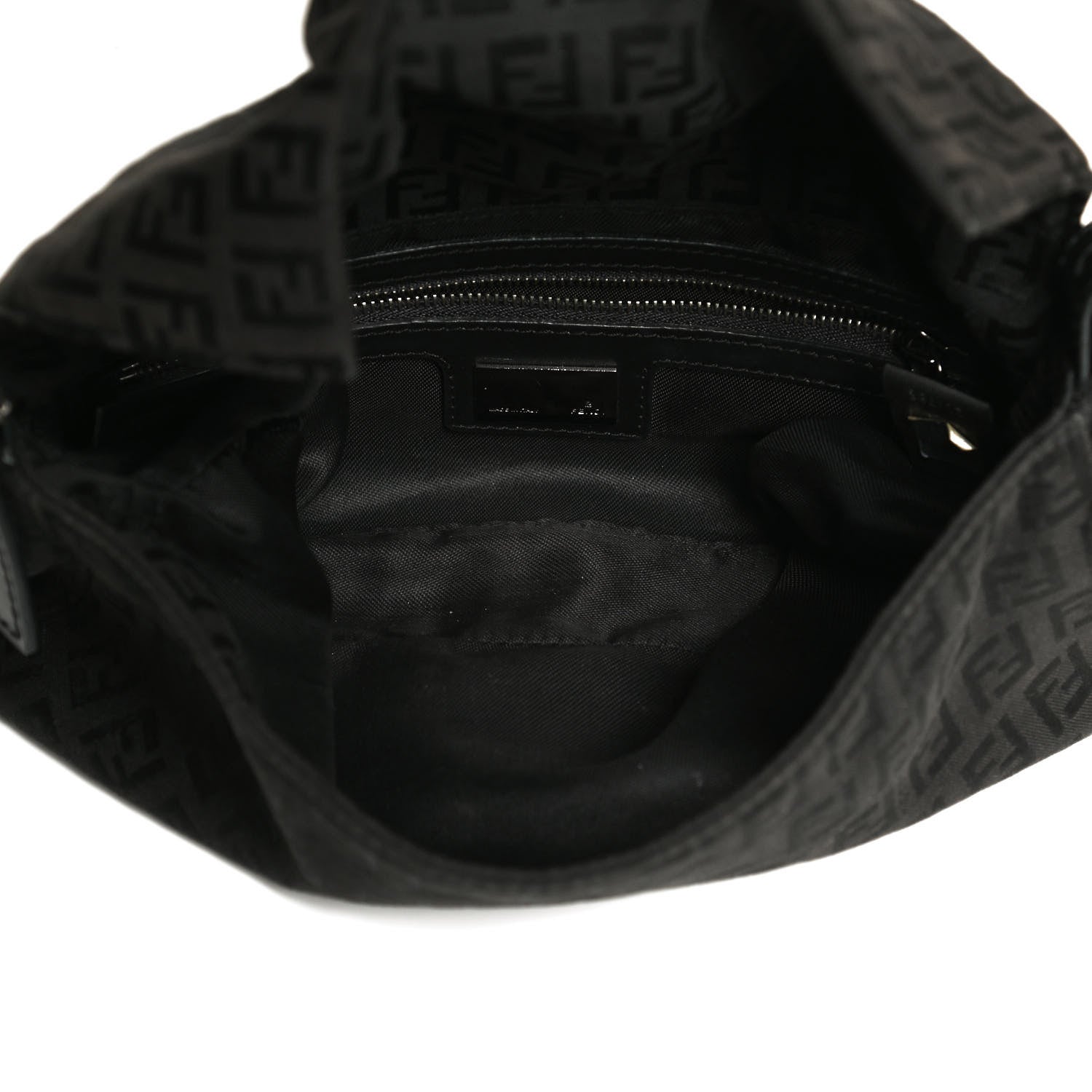 Fendi Zucchino Baguette Black 5 of 12