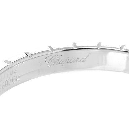 Chopard 18K White Gold Diamond Ice Cube Band Ring 58 8.25 4 of 5