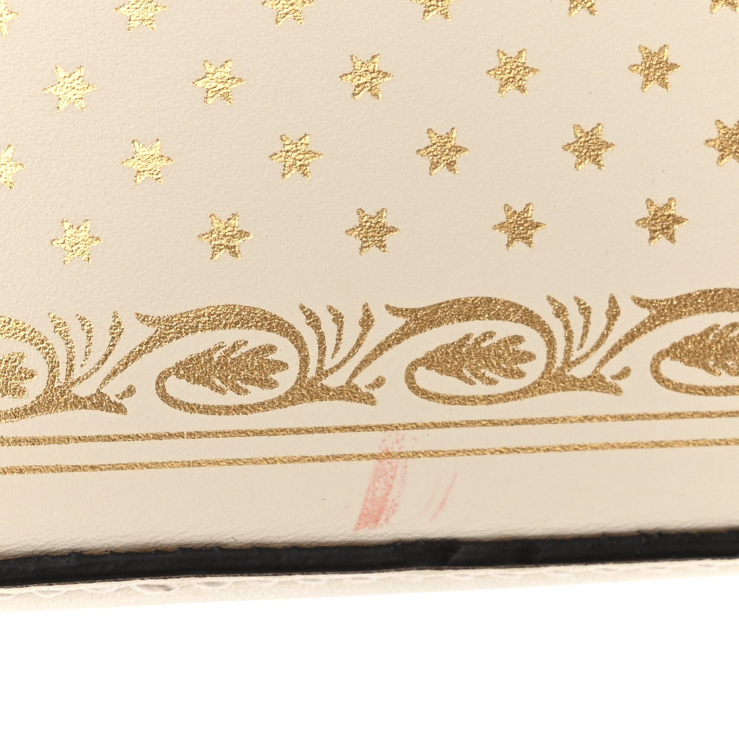 Gucci X SEGA Calfskin GUCCY Stars Mini Dome Shoulder Bag Mystic White Gold 15 of 15