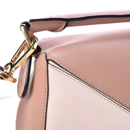 Loewe Calfskin Suede Small Puzzle Bag Blush 9 of 15