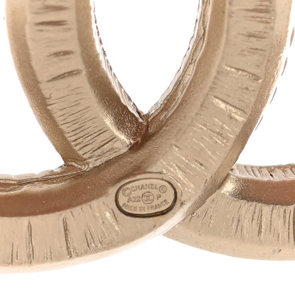 Chanel Metal Chain Quilted CC Brooch Gold 4 of 4