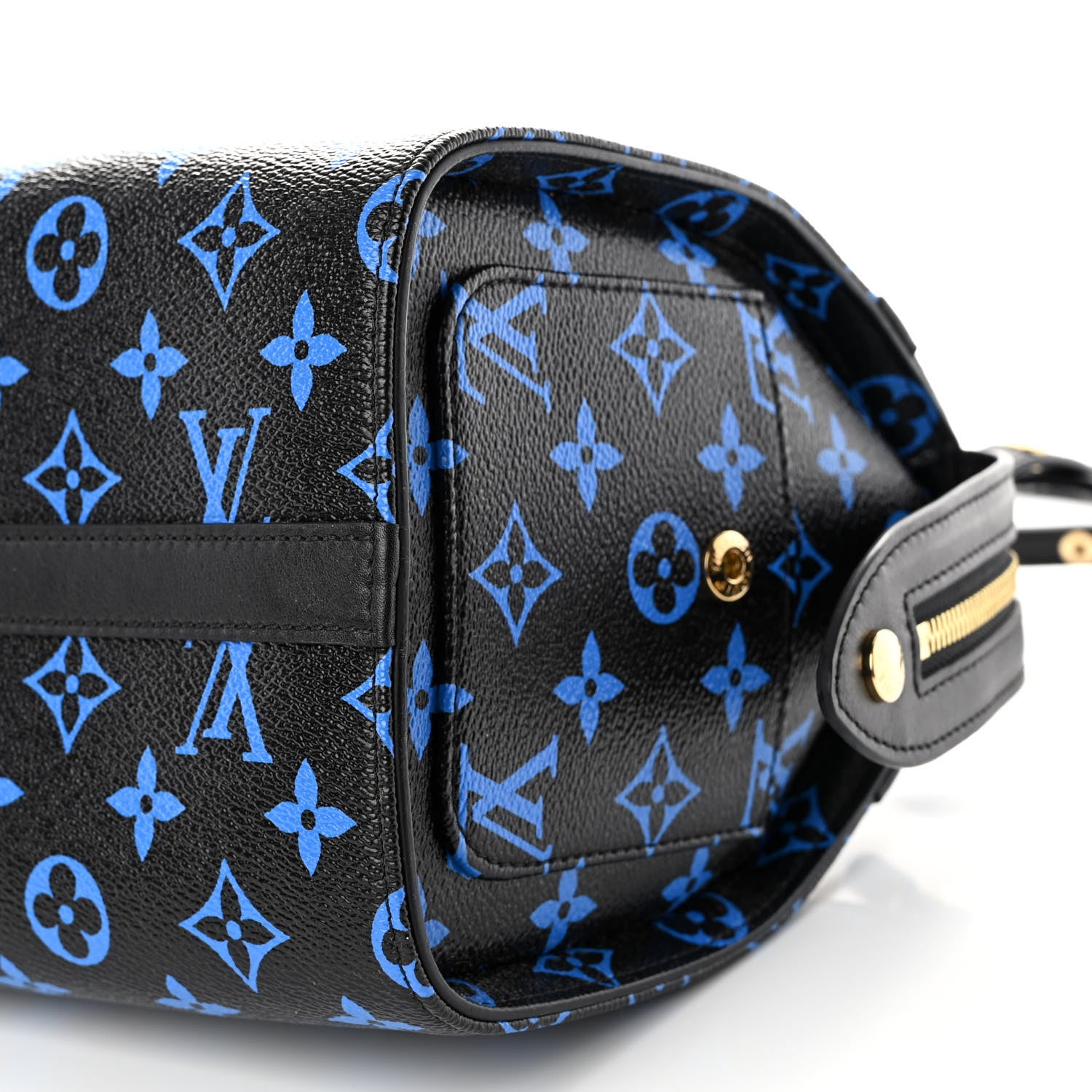 Louis Vuitton Colored Monogram Speedy Amazon PM Blue Black 9 of 9