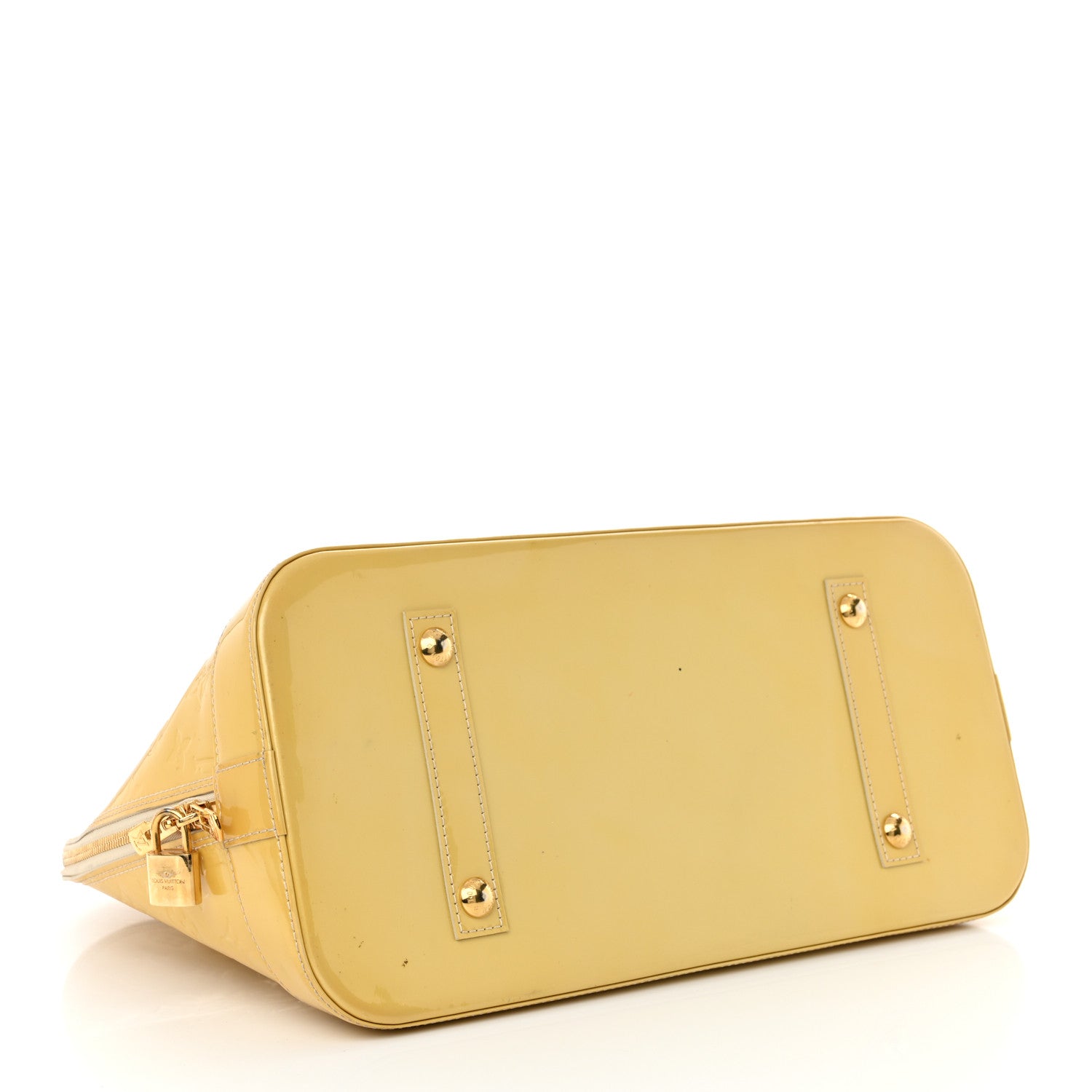 Louis Vuitton Vernis Alma GM Blanc Corail 4 of 17