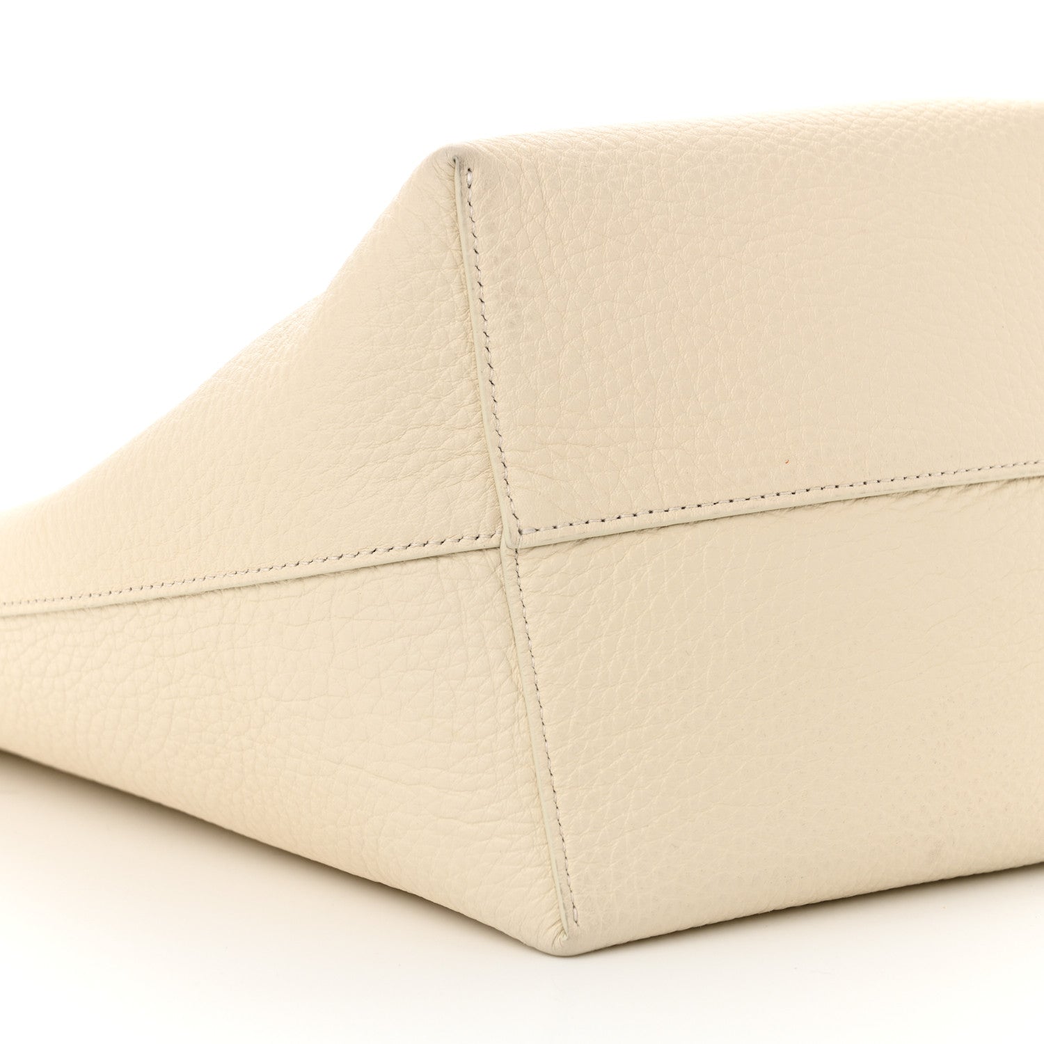 The Row Grained Calfskin Medium N/S Park Tote Ivory 9 of 10