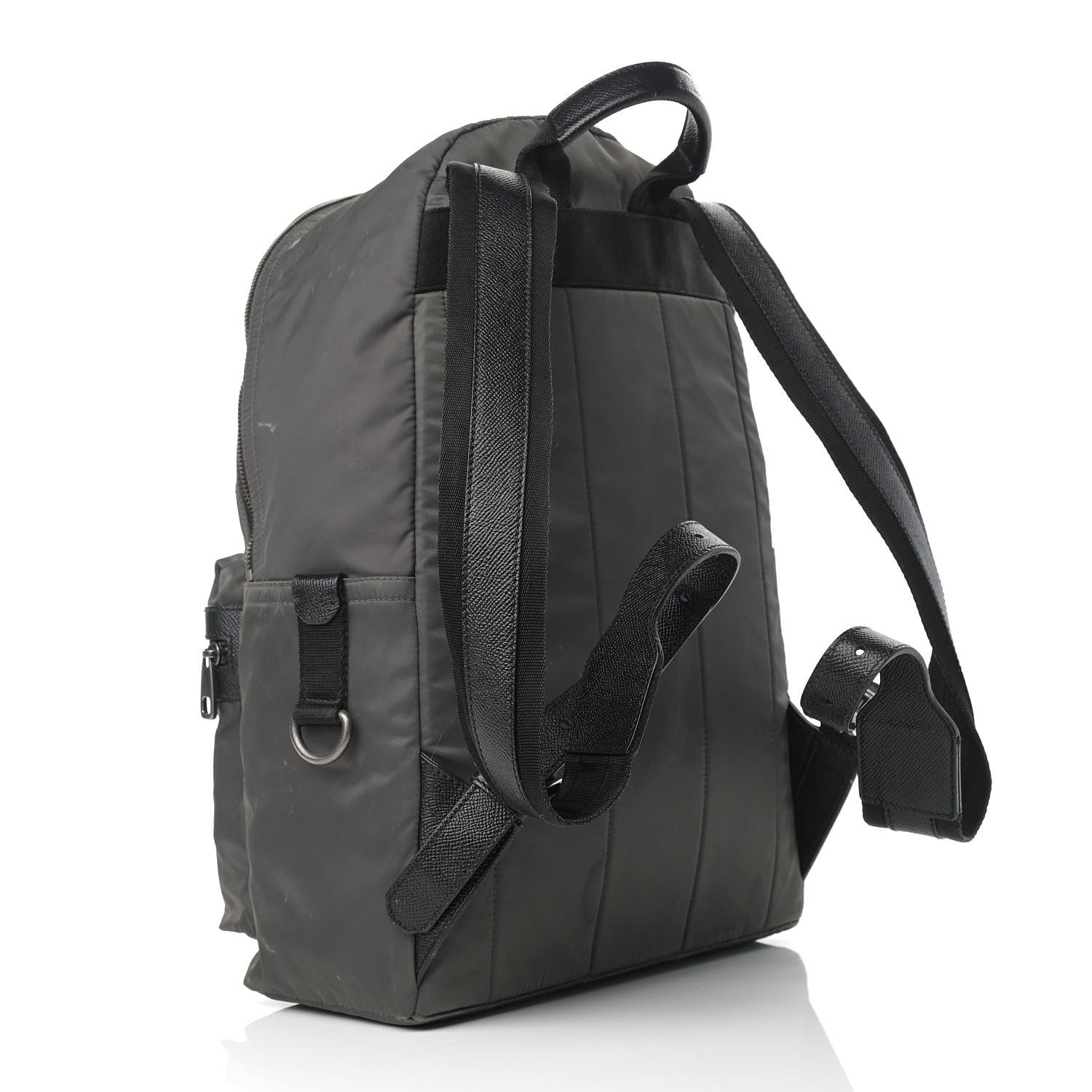 Dolce & Gabbana Nylon Family Patch Backpack Grey 3 of 20