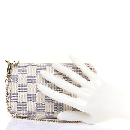 Louis Vuitton Damier Azur Mini Pochette Accessories 2 of 13