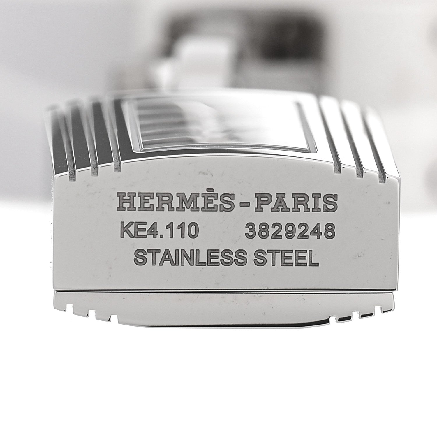 Hermes Stainless Steel 16mm Kelly Quartz Watch 4 of 9