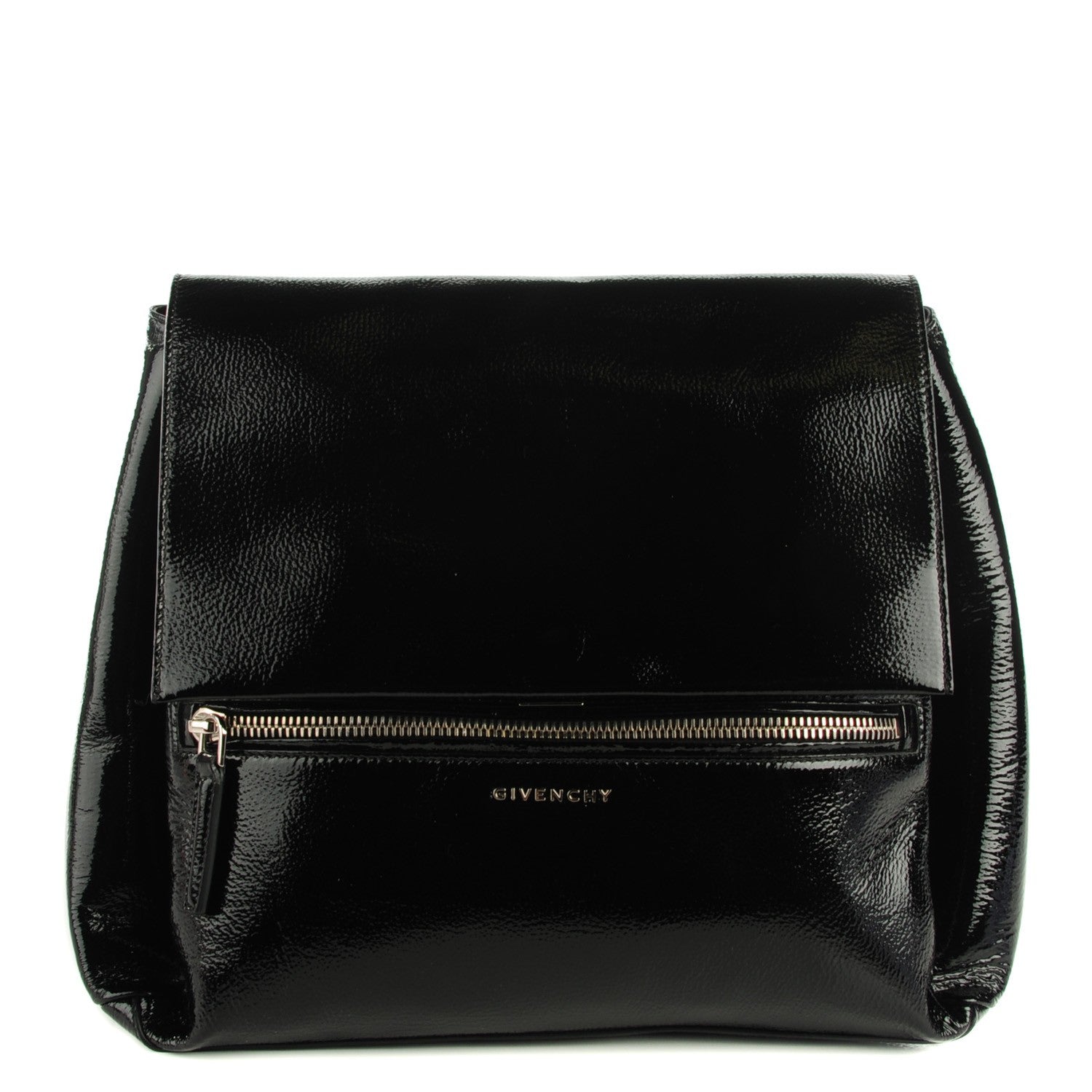 Givenchy Patent Medium Pandora Pure Flap Bag Black 1 of 8