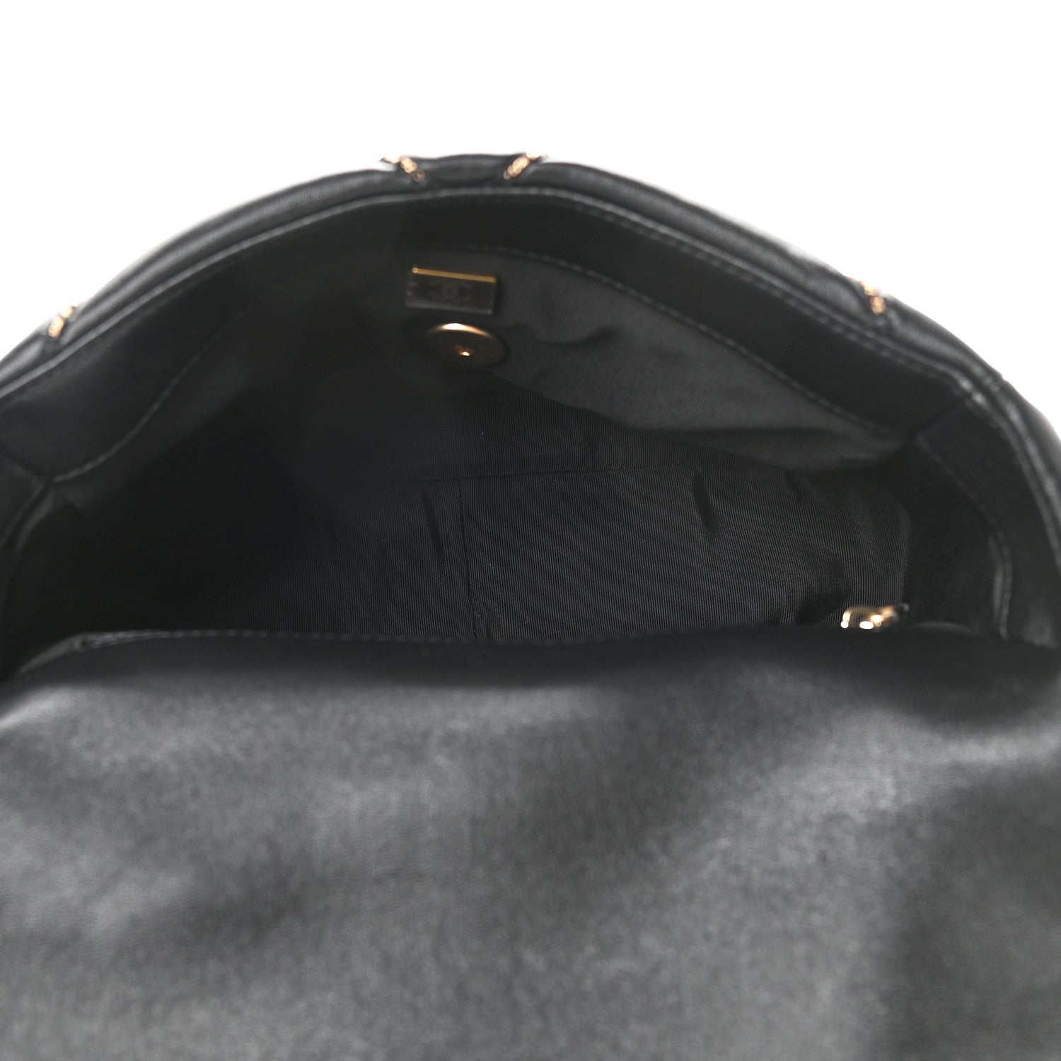 Chanel Lambskin Chain Quilted Medium Chanel 19 Flap Black 5 of 9