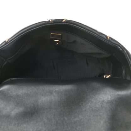 Chanel Lambskin Chain Quilted Medium Chanel 19 Flap Black 5 of 9