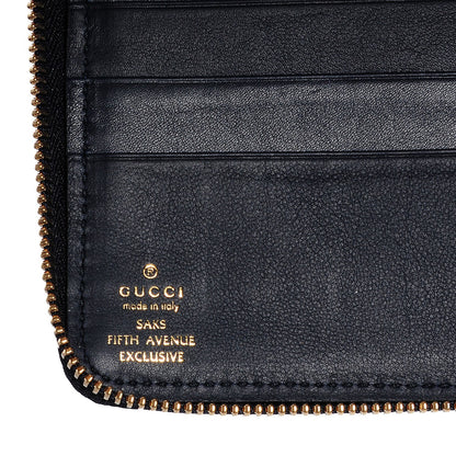 Gucci Microguccissima Large Zip Around Organizer Wallet Blue 7 of 8
