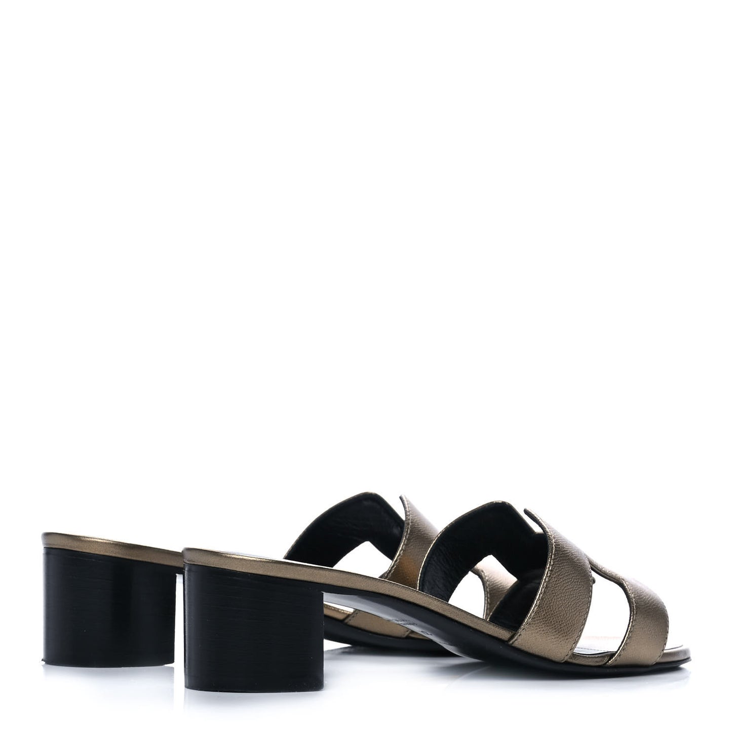 Metallic Epsom Oasis Sandals 37 Vert Bronze