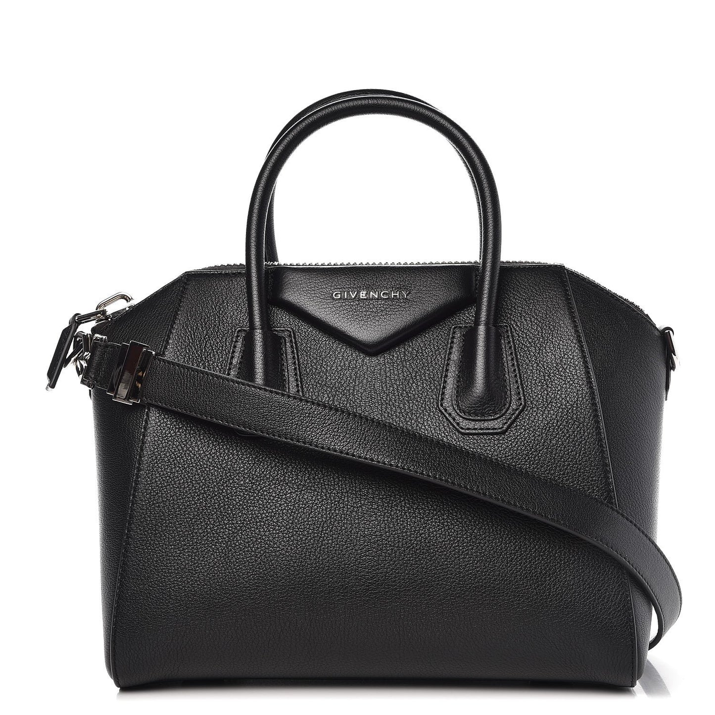 Sugar Goatskin Small Antigona Black