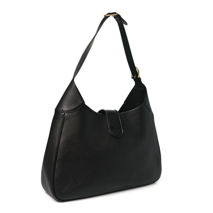 Gucci Goatskin Large Aphrodite Shoulder Bag Black 3 of 10