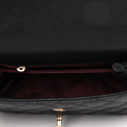 Chanel Caviar Quilted Mini Coco Handle Flap Black 4 of 4