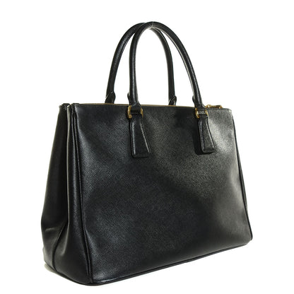 Prada Saffiano Lux Medium Double Zip Tote Nero Black 3 of 10