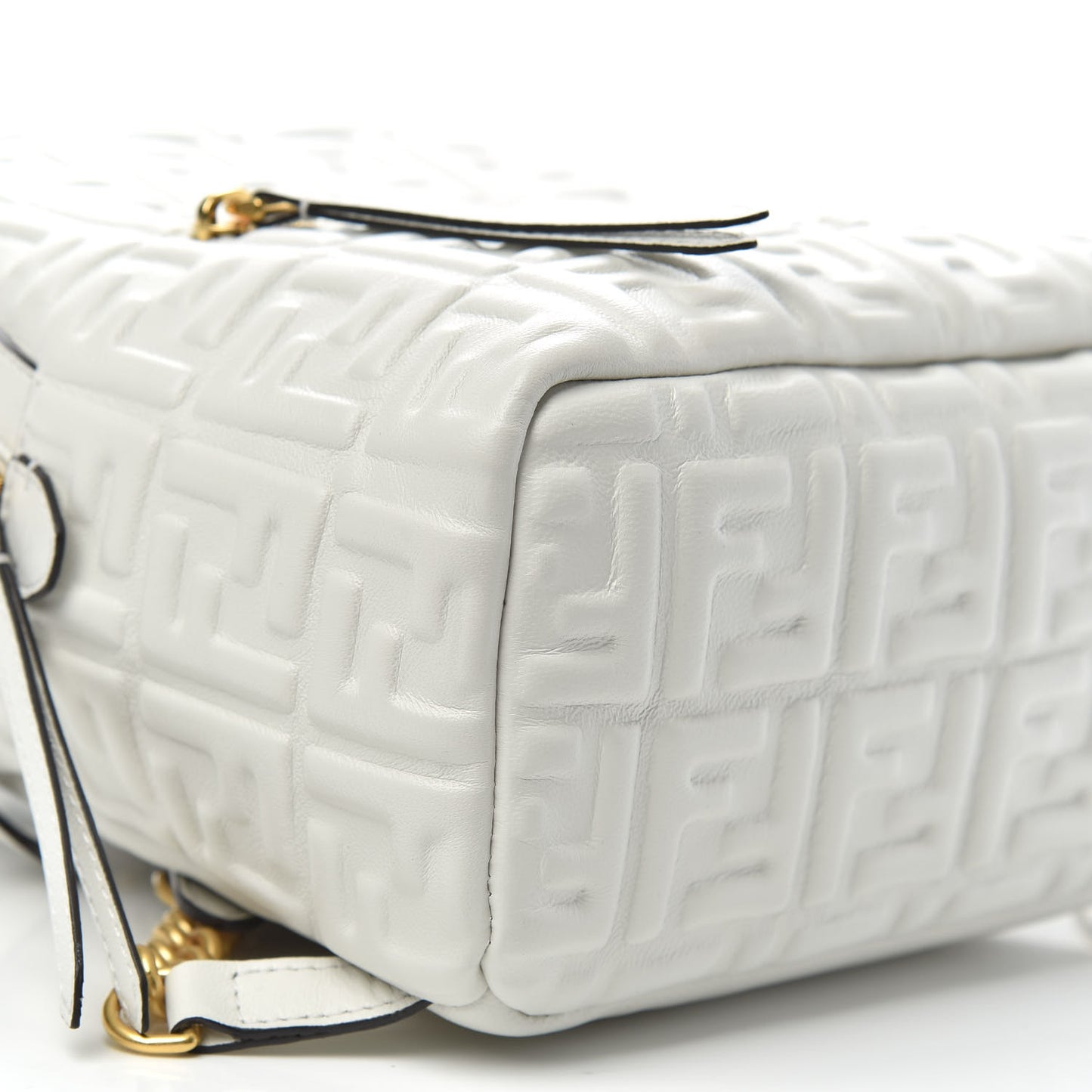 Nappa FF 1974 Embossed Mini Backpack White