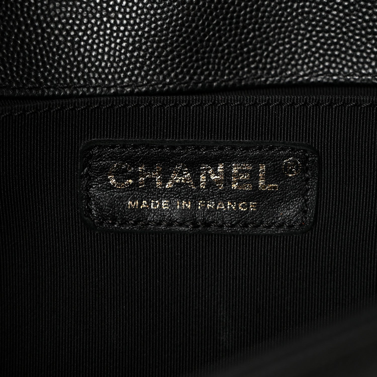 Chanel Caviar Quilted Medium Boy Flap Black 6 of 10