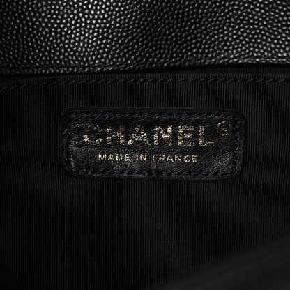 Chanel Caviar Quilted Medium Boy Flap Black 6 of 10
