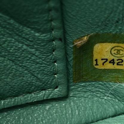 Chanel Patent Quilted Extra Mini Flap Green 7 of 11