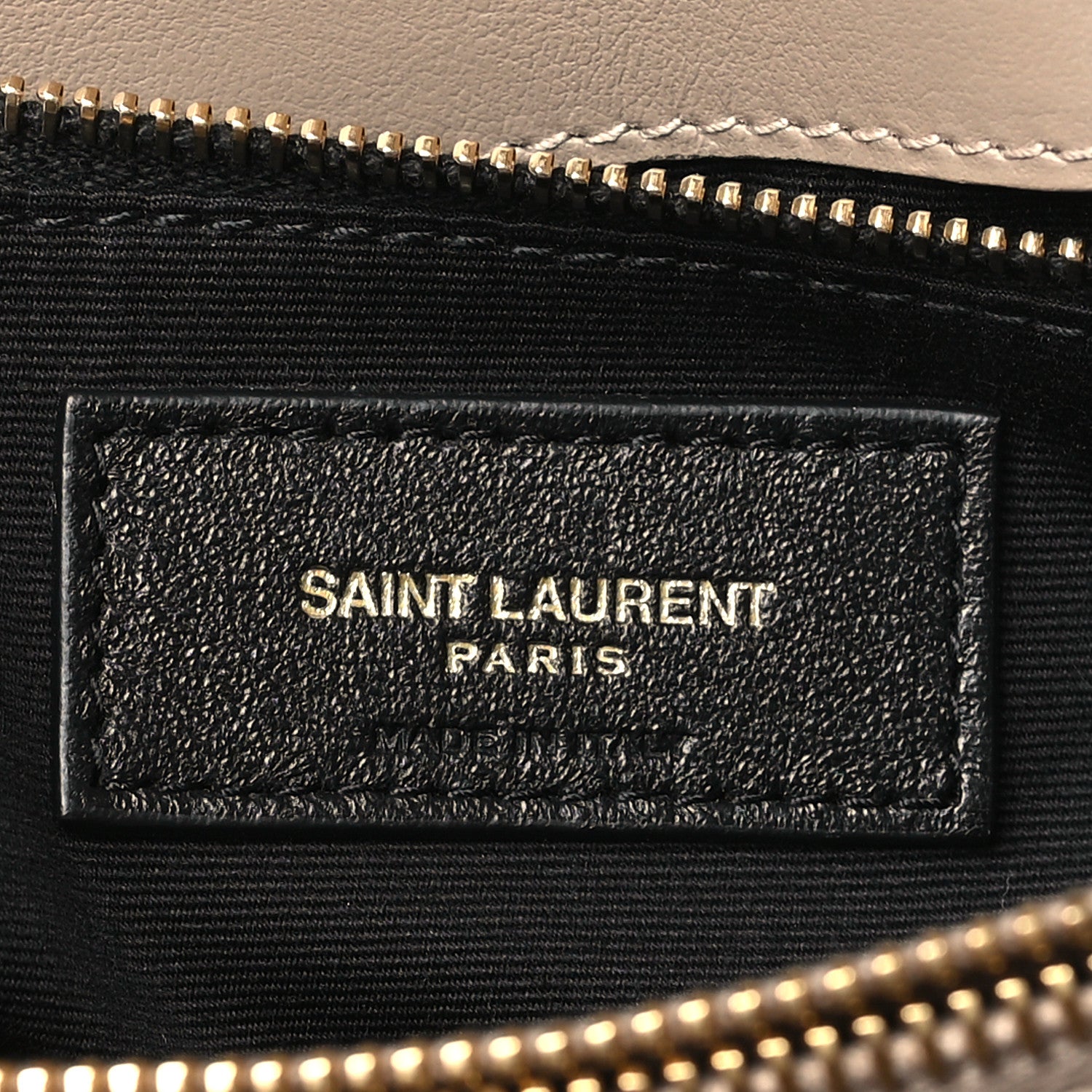 Saint Laurent Calfskin Y Quilted Monogram Medium Loulou Chain Satchel Dusty Grey 6 of 9